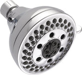Delta 75569C Shower Head, 1.75 gpm, 1/2 in Connection, IPS, 5-Spray Function, Plastic, Chrome, 4-5/32 in Dia
